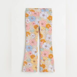 H&M Floral Flared Leggings